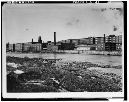 LOC Jefferson Mill from west side of river 1900